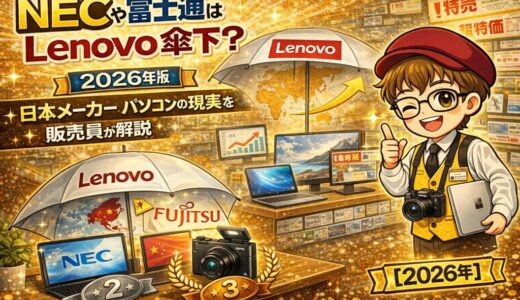 NECや富士通はLenovo傘下？日本メーカーパソコンの現実を販売員が解説【2026年】