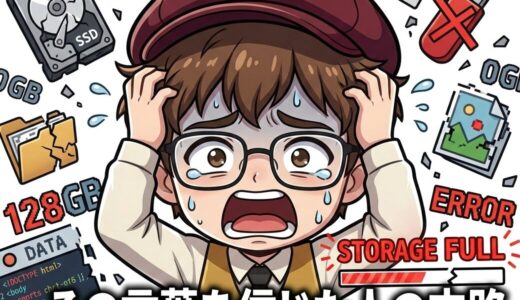 「事務用途しか使わないから128GBで十分」—その言葉を信じた人の末路【ストレージ難民の実話】