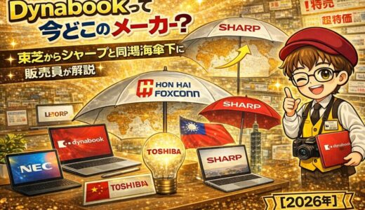 Dynabookって今どこのメーカー？東芝からシャープと同じ鴻海傘下になった現実
