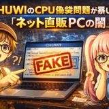 【2026年最新】CHUWIのCPU偽装問題が暴いた「ネット直販PCの闇」——量販店に並ぶことの意味を販売員が正直に話します