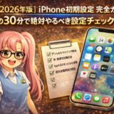 【2026年版】iPhone初期設定 完全ガイド｜最初の30分で絶対やるべき設定チェックリスト