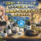 GW旅行で家を空けるなら必読！カメラ＋AI家電で作る最強ホームセキュリティ完全ガイド【2026年版】