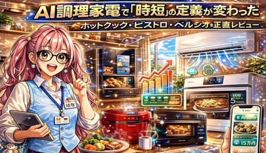 【2026年最新版】AI調理家電で「時短」の定義が変わった｜ホットクック・ビストロ・ヘルシオを正直レビュー