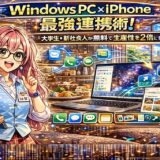Windows PC × iPhone 最強連携術！大学生・新社会人が無料で生産性を2倍にする7つの技