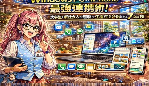 Windows PC × iPhone 最強連携術！大学生・新社会人が無料で生産性を2倍にする7つの技